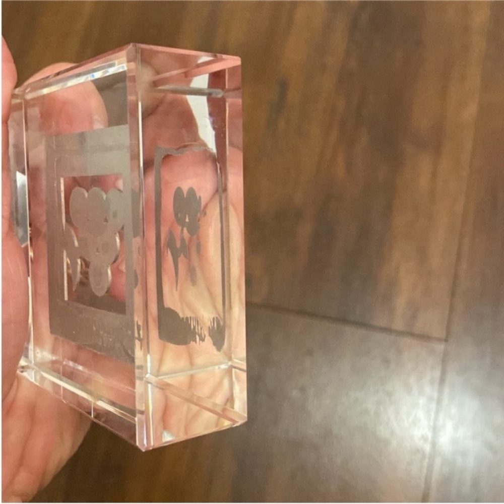 Anat Mayer Fine Art Hand Made Crystal Amethyst Paperweight - Picture 9 of 10